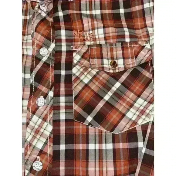 Kaijas Women’s Shirt Vintage 1980 Western Checked Shirt Medium‎ M - Picture 3 of 6